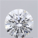 Natural Diamond 0.71 Carats, Round with Excellent Cut, F Color, VS2 Clarity and Certified by GIA