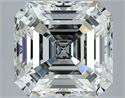 Natural Diamond 5.01 Carats, Asscher with  Cut, I Color, VS1 Clarity and Certified by GIA