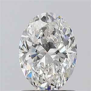 Foto Diamante Natural 1.01 quilates, Ovalado , Color G, claridad VVS2 y certificado GIA de