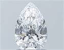 Natural Diamond 0.91 Carats, Pear with  Cut, D Color, VS2 Clarity and Certified by GIA