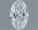 Natural Diamond 0.42 Carats, Oval with  Cut, E Color, VVS1 Clarity and Certified by GIA