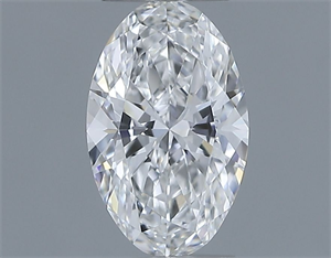 Picture of Natural Diamond 0.42 Carats, Oval with  Cut, E Color, VVS1 Clarity and Certified by GIA