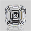 Natural Diamond 3.03 Carats, Asscher with  Cut, E Color, VVS1 Clarity and Certified by GIA