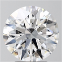 Lab Grown Diamond 3.75 Carats, Round with Ideal Cut, E Color, VVS2 Clarity and Certified by IGI