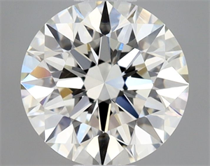 Picture of Natural Diamond 0.50 Carats, Round with Excellent Cut, I Color, VVS2 Clarity and Certified by GIA