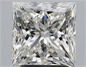 Natural Diamond 2.51 Carats, Princess with  Cut, I Color, SI2 Clarity and Certified by GIA