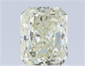 Natural Diamond 1.29 Carats, Radiant with  Cut, N Color, VS2 Clarity and Certified by GIA