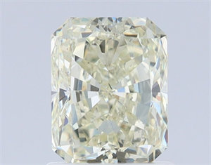 Picture of Natural Diamond 1.29 Carats, Radiant with  Cut, N Color, VS2 Clarity and Certified by GIA