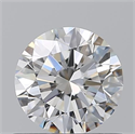 Natural Diamond 0.74 Carats, Round with Excellent Cut, F Color, VVS2 Clarity and Certified by GIA