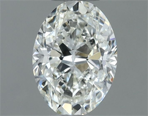 Foto Diamante Natural 0.50 quilates, Ovalado , Color H, claridad VVS2 y certificado IGI de