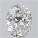 Natural Diamond 1.20 Carats, Oval with  Cut, E Color, SI1 Clarity and Certified by GIA