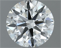 Diamante Natural 0.72 quilates, Redondo , Color F, claridad VVS1 y certificado IGI