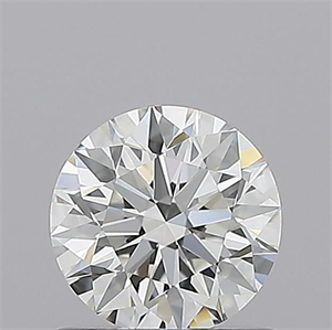 Picture of Natural Diamond 0.72 Carats, Round with Excellent Cut, F Color, VVS1 Clarity and Certified by GIA