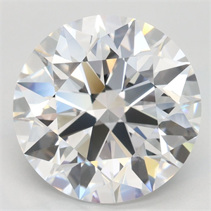 Picture of Lab Grown Diamond 4.35 Carats, Round with Excellent Cut, D Color, FL Clarity and Certified by GIA