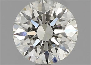 Picture of Natural Diamond 1.22 Carats, Round with Excellent Cut, K Color, VVS1 Clarity and Certified by GIA