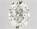 Natural Diamond 2.50 Carats, Oval with  Cut, H Color, VS2 Clarity and Certified by GIA