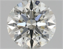 Natural Diamond 0.70 Carats, Round with Excellent Cut, J Color, SI1 Clarity and Certified by GIA