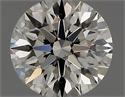 Natural Diamond 0.41 Carats, Round with Excellent Cut, L Color, IF Clarity and Certified by GIA