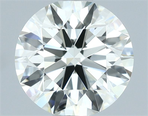 Picture of Natural Diamond 0.93 Carats, Round with Excellent Cut, K Color, VVS1 Clarity and Certified by IGI