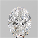 Natural Diamond 1.20 Carats, Oval with  Cut, F Color, SI2 Clarity and Certified by GIA