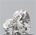 Natural Diamond 0.41 Carats, Heart with  Cut, I Color, VVS1 Clarity and Certified by GIA