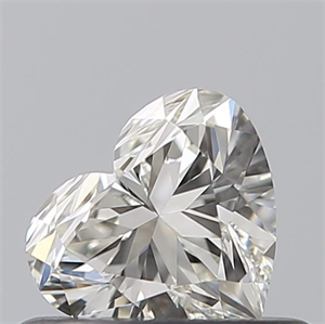 Picture of Natural Diamond 0.41 Carats, Heart with  Cut, I Color, VVS1 Clarity and Certified by GIA