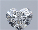 Natural Diamond 0.40 Carats, Heart with  Cut, F Color, VS2 Clarity and Certified by GIA