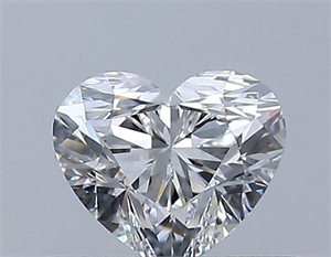 Picture of Natural Diamond 0.40 Carats, Heart with  Cut, F Color, VS2 Clarity and Certified by GIA