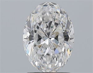 Foto Diamante Natural 2.01 quilates, Ovalado , Color D, claridad VS2 y certificado GIA de
