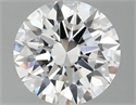 Lab Grown Diamond 1.40 Carats, Round with Ideal Cut, E Color, VS1 Clarity and Certified by IGI