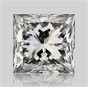 Natural Diamond 0.60 Carats, Princess with  Cut, G Color, VS1 Clarity and Certified by GIA