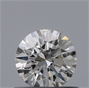 Natural Diamond 0.51 Carats, Round with Excellent Cut, F Color, VS1 Clarity and Certified by IGI