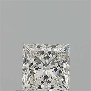 Picture of Natural Diamond 0.60 Carats, Princess with  Cut, I Color, VVS1 Clarity and Certified by GIA