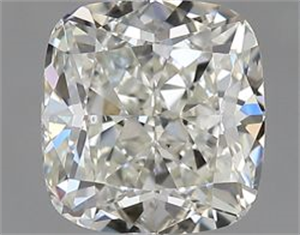 Foto Diamante Natural 0.70 quilates, Del cojín , Color J, claridad SI2 y certificado GIA de