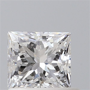 Picture of Natural Diamond 0.70 Carats, Princess with  Cut, D Color, VS2 Clarity and Certified by GIA