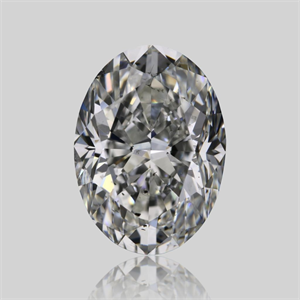 Picture of Natural Diamond 1.52 Carats, Oval with  Cut, G Color, SI1 Clarity and Certified by GIA