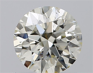 Picture of Natural Diamond 0.70 Carats, Round with Excellent Cut, J Color, VS2 Clarity and Certified by IGI