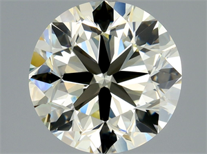 Picture of Natural Diamond 2.01 Carats, Round with Very Good Cut, M Color, IF Clarity and Certified by HRD