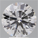 Lab Grown Diamond 4.08 Carats, Round with Ideal Cut, E Color, VVS2 Clarity and Certified by IGI