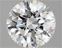 Lab Grown Diamond 2.09 Carats, Round with Ideal Cut, D Color, VVS2 Clarity and Certified by IGI