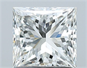 Natural Diamond 1.02 Carats, Princess with  Cut, H Color, VS2 Clarity and Certified by GIA