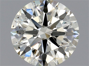 Picture of Natural Diamond 0.80 Carats, Round with Excellent Cut, L Color, SI1 Clarity and Certified by GIA