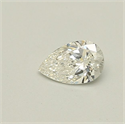 Diamante Natural 0.30 quilates, De pera , Color H, claridad SI2 y certificado GIA