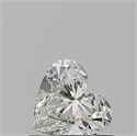 Natural Diamond 0.50 Carats, Heart with  Cut, J Color, VS2 Clarity and Certified by GIA