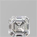 Natural Diamond 1.06 Carats, Asscher with  Cut, F Color, VS1 Clarity and Certified by GIA