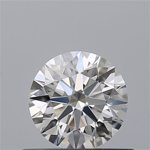 Picture of Natural Diamond 0.53 Carats, Round with Excellent Cut, D Color, IF Clarity and Certified by GIA