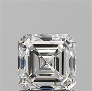 Picture of Natural Diamond 1.01 Carats, Asscher with  Cut, G Color, VVS1 Clarity and Certified by GIA