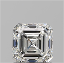 Natural Diamond 1.01 Carats, Asscher with  Cut, G Color, VVS1 Clarity and Certified by GIA