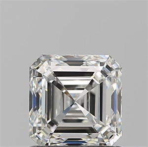 Picture of Natural Diamond 1.01 Carats, Asscher with  Cut, G Color, VVS1 Clarity and Certified by GIA