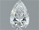 Diamante Natural 0.70 quilates, De pera , Color F, claridad VS2 y certificado GIA